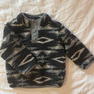 OshKosh Pullover Sherpa Sweatshirt Jacket